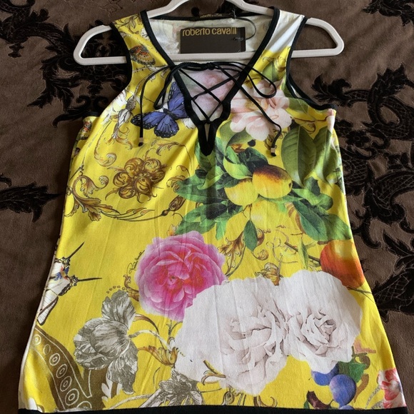 Roberto Cavalli Top Blouse New $750 Authentic - Picture 5 of 8